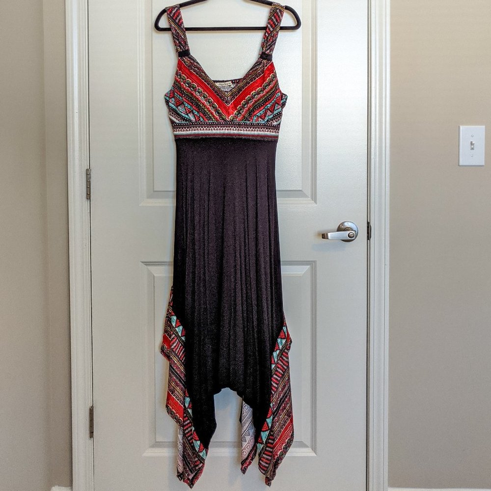 American Rag | Black V-Neck Maxi Dress